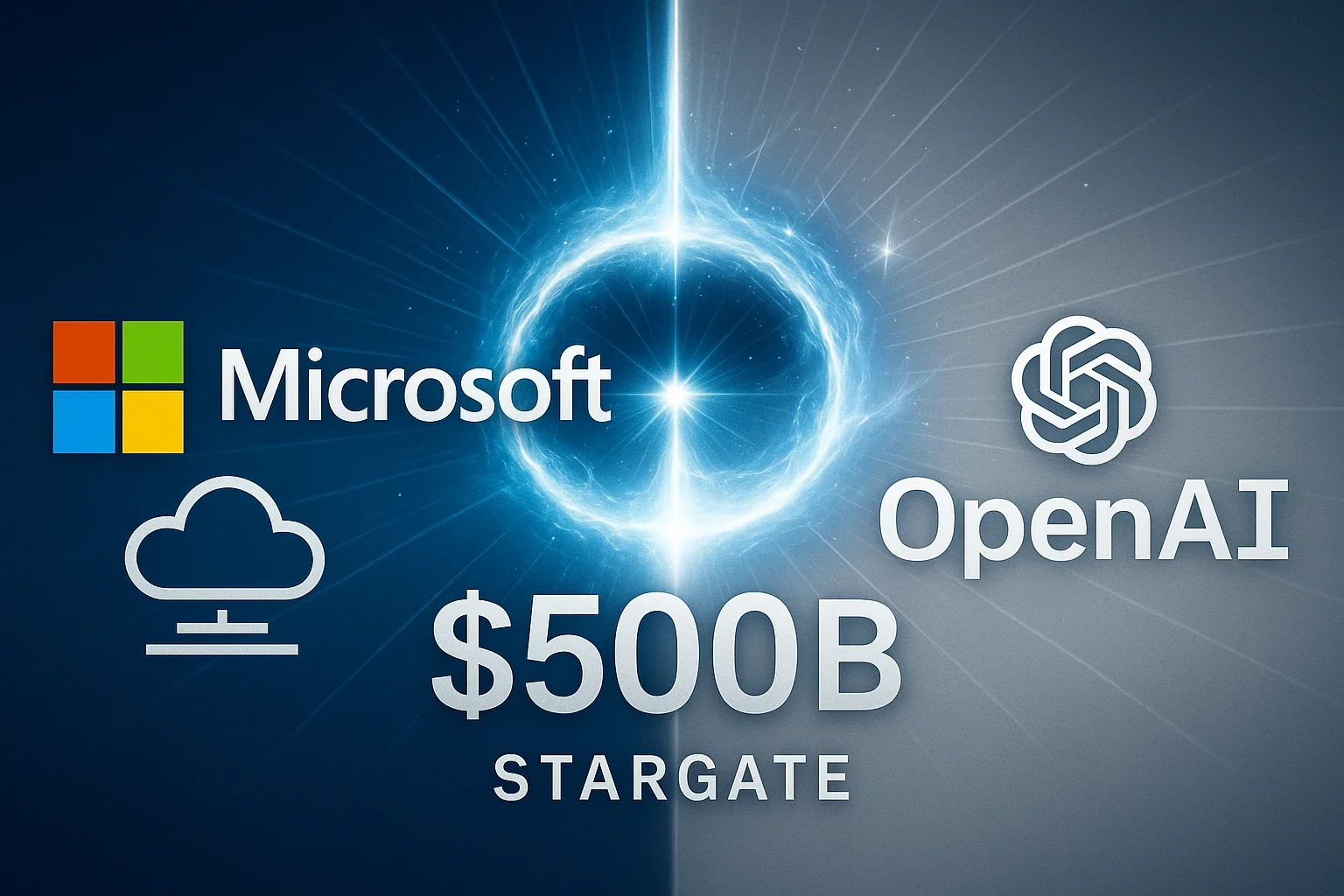 OpenAI Leads $500 Billion Stargate AI Infrastructure Project - Microsoft Partnership Evolves
