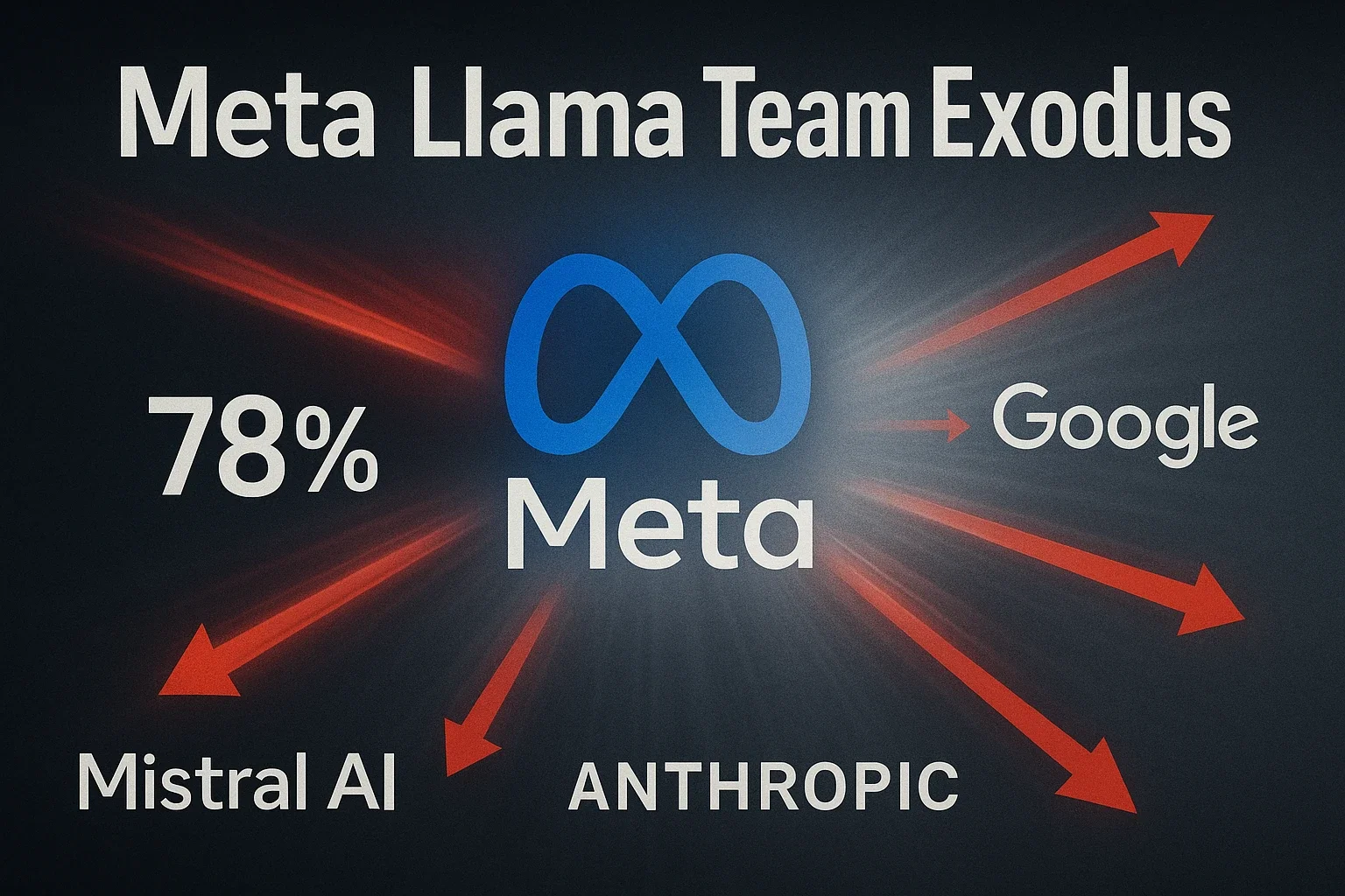 Mass Exodus of Key Llama Team Members at Meta Signals Shift in Development Structure - AI Strategy at a Turning Point