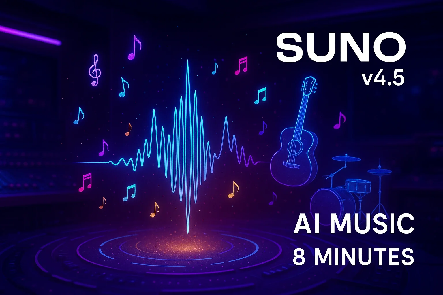 Suno AI v4.5 Revolutionizes Music Creation: 8-Minute Track Generation and CEO's Controversial Remarks