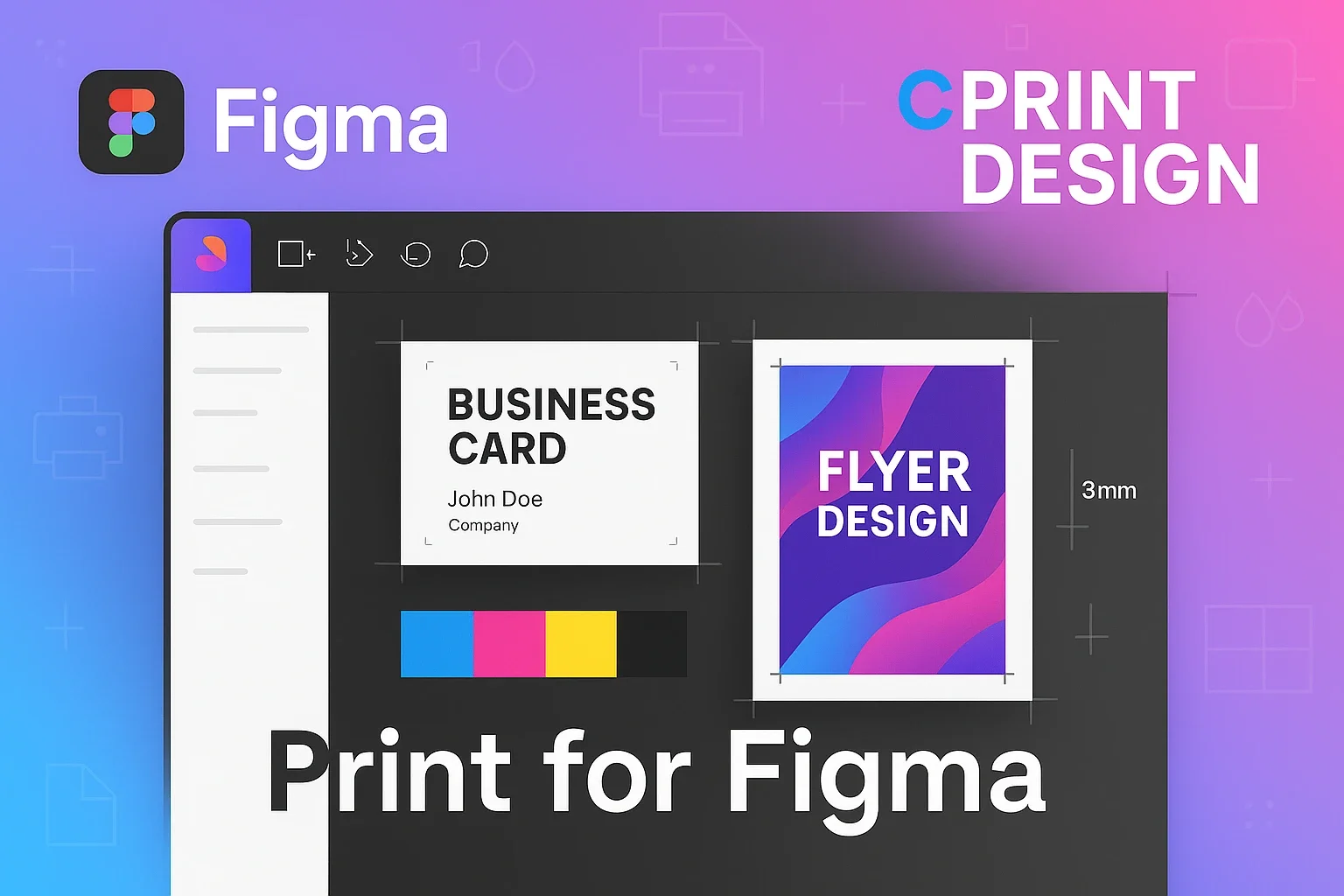 Figma Now Supports Print Design! CMYK, Bleed & Crop Marks with Print for Figma Plugin