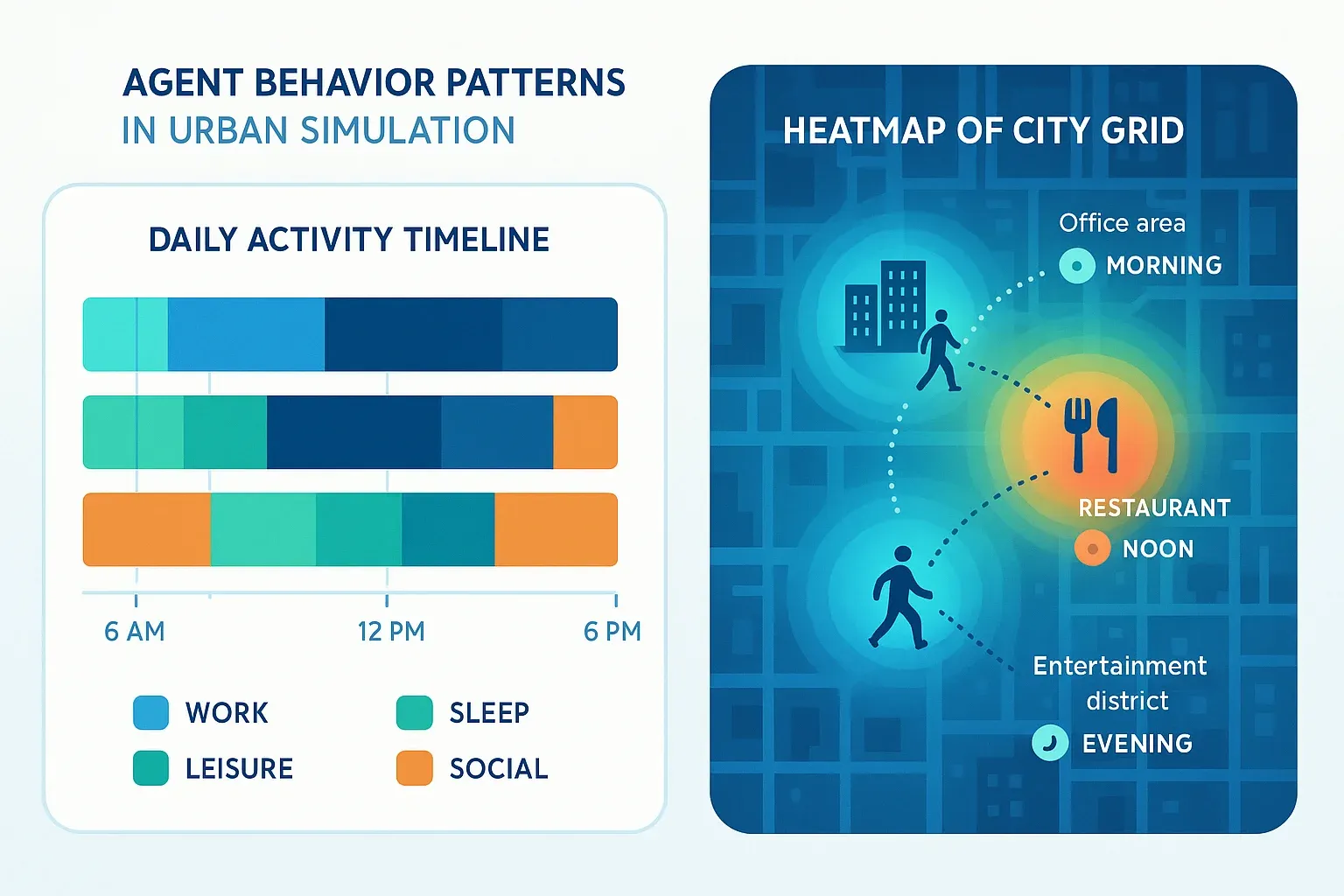 Agent Behavior Pattern Visualization