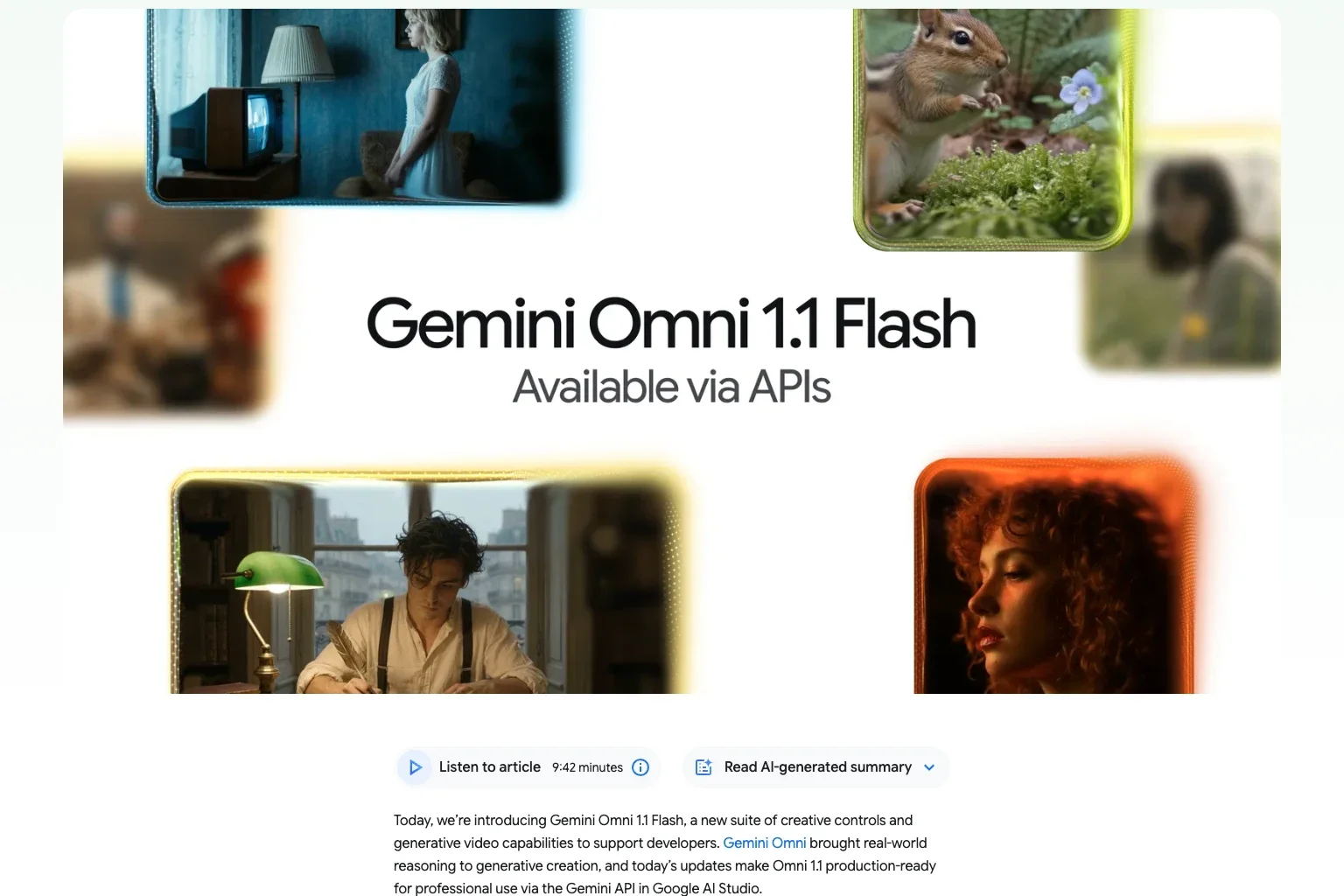 Gemini Omni 1.1 Flash: Scene Extension Up to 40 Seconds Cumulative, Plus 4K Upscaling