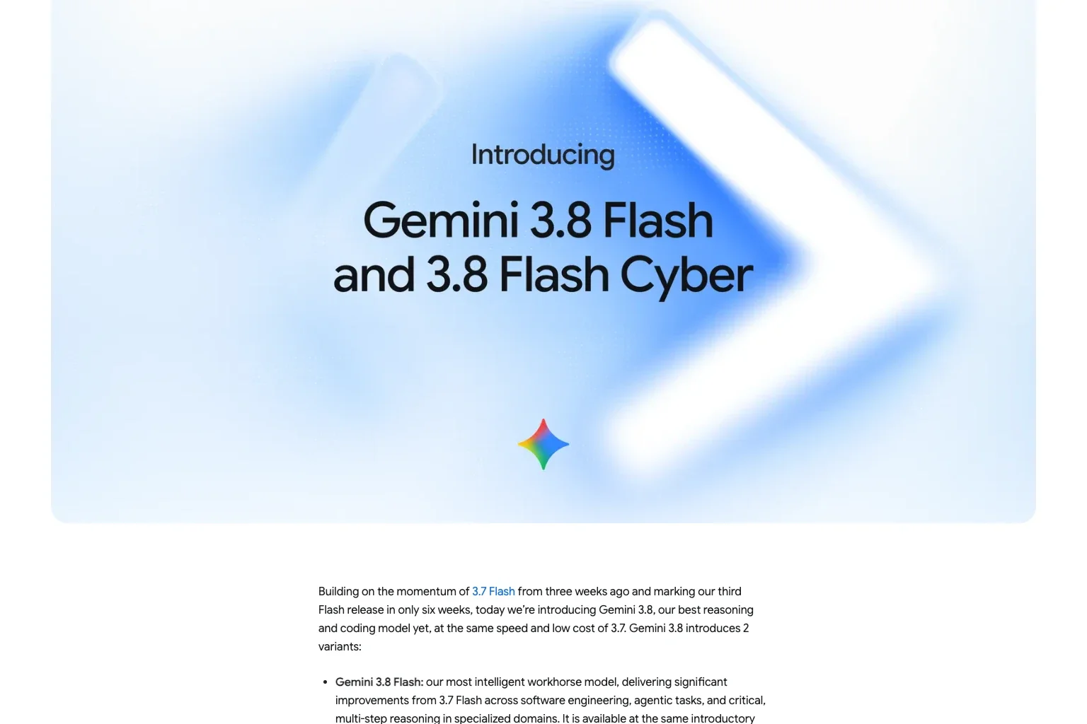 Gemini 3.8 Flash and Flash Cyber: Pricing, Benchmarks, and Who Gets Access
