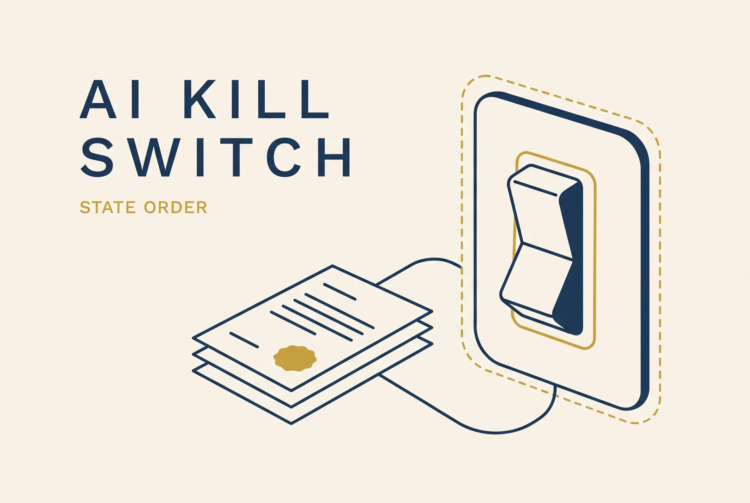 California Governor Orders Study of Mandating an AI "Kill Switch" and More - Recommendations Due November 16