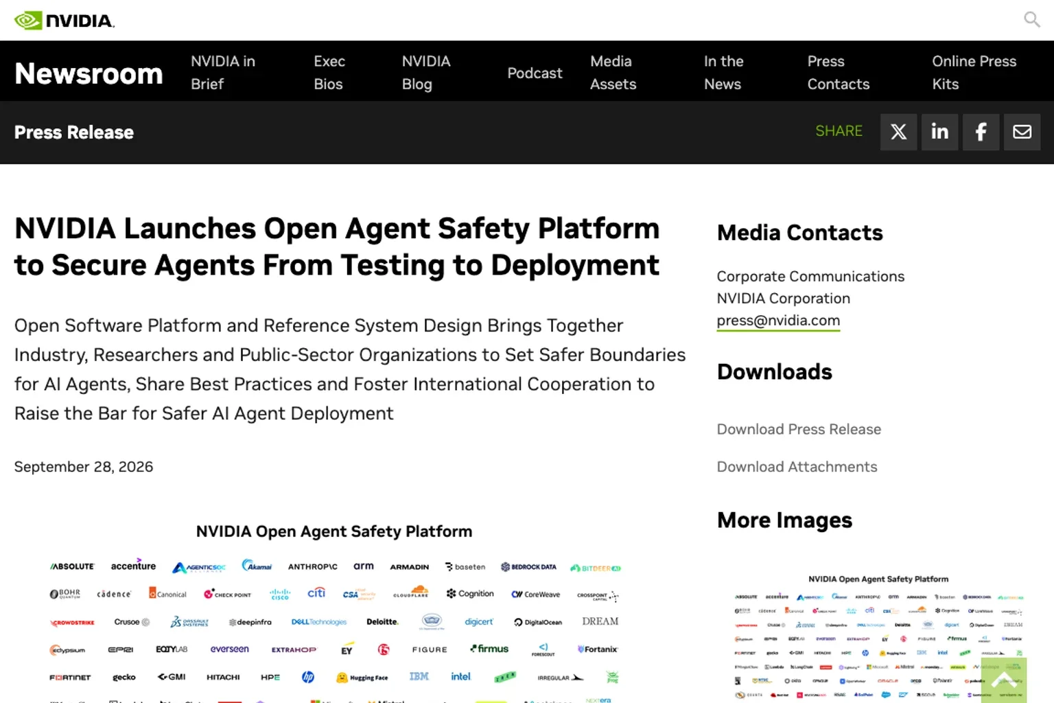 NVIDIA Launches the Open Agent Safety Platform for Containing Agents - Putting the Boundary Outside the Model