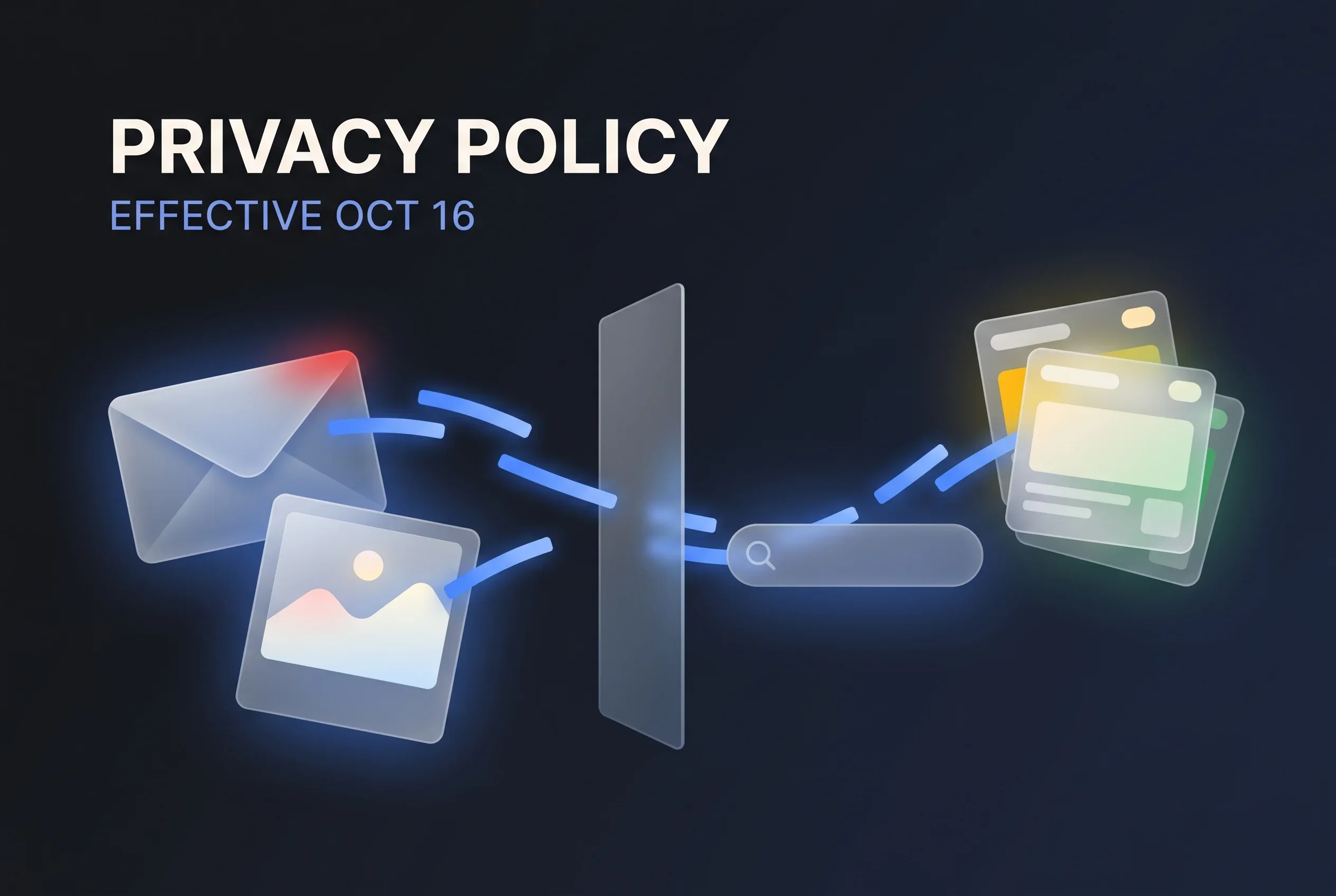 Google、プライバシーポリシーを10月16日に改定 - 検索に接続したGmail・フォトのデータが広告のパーソナライズに使われうると明記